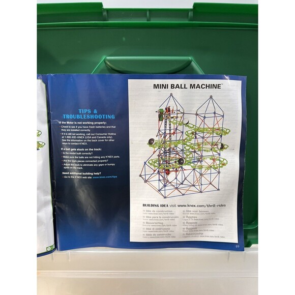 Knex Mini Ball Machine Set. 5 Balls Included.‎ UNTESTED - Picture 3 of 4